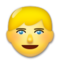 Blond-Haired Person emoji on LG